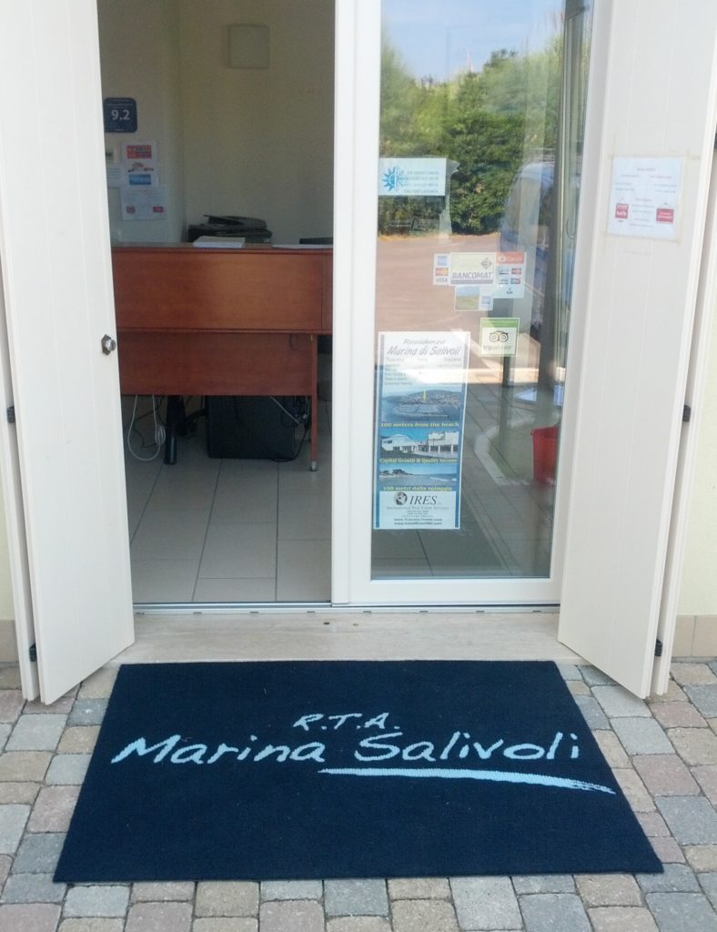 Stampa – Cliente: R.T.A. Marina Salivoli – Zerbino: Personalizzato