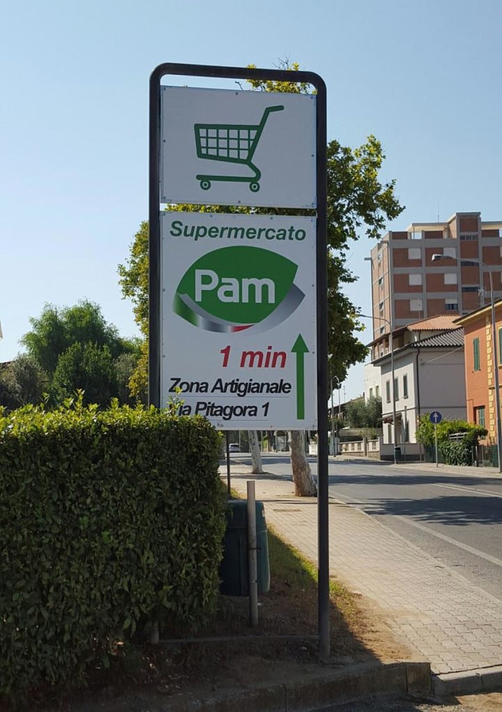 Comunicazione Esterna Permanente – Cliente Supermercato PAM – San Vincenzo – LI