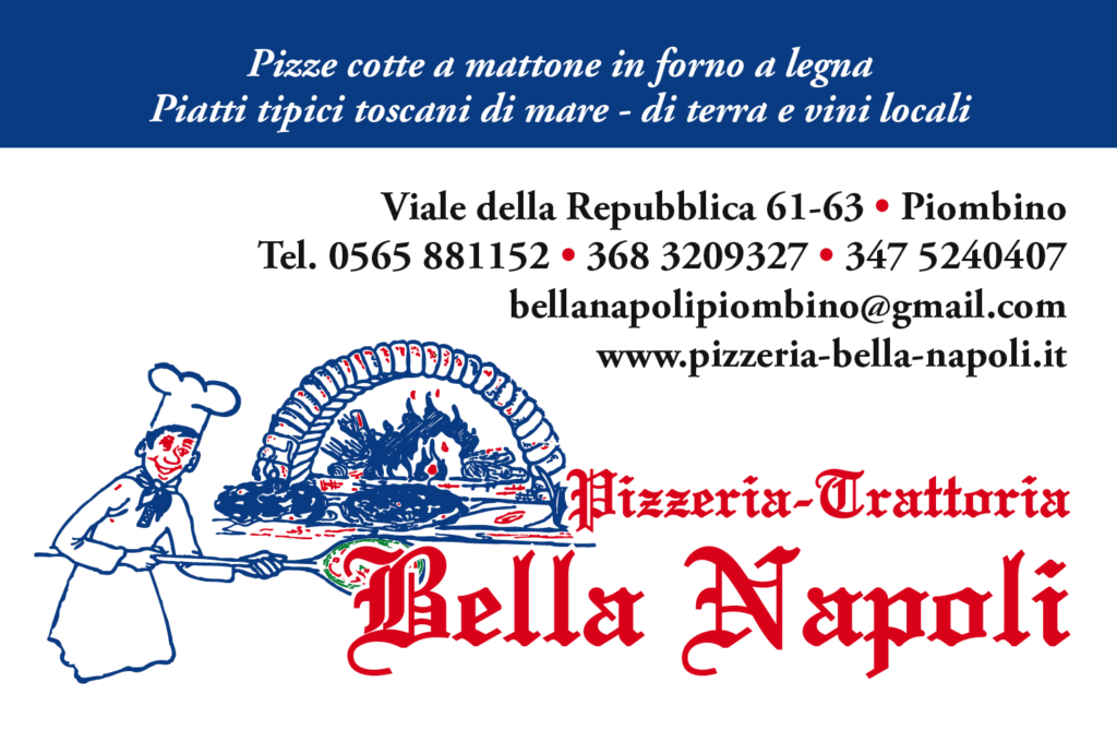 Grafica e Stampa: Cliente Pizzeria-Ristorante Bella Napoli – Piombino